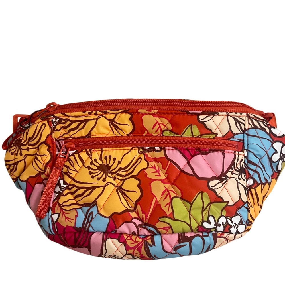 Vera Bradley Large Belt Bag Middays Garden‎ Floral Fanny Pack NEW